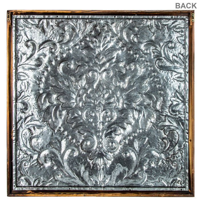 Distressed Cream Damask Metal Wall Decor | Hobby Lobby | 1462639